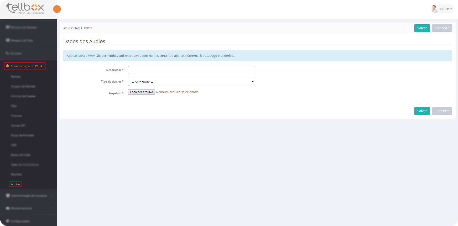 pabx-audios-cadastrar