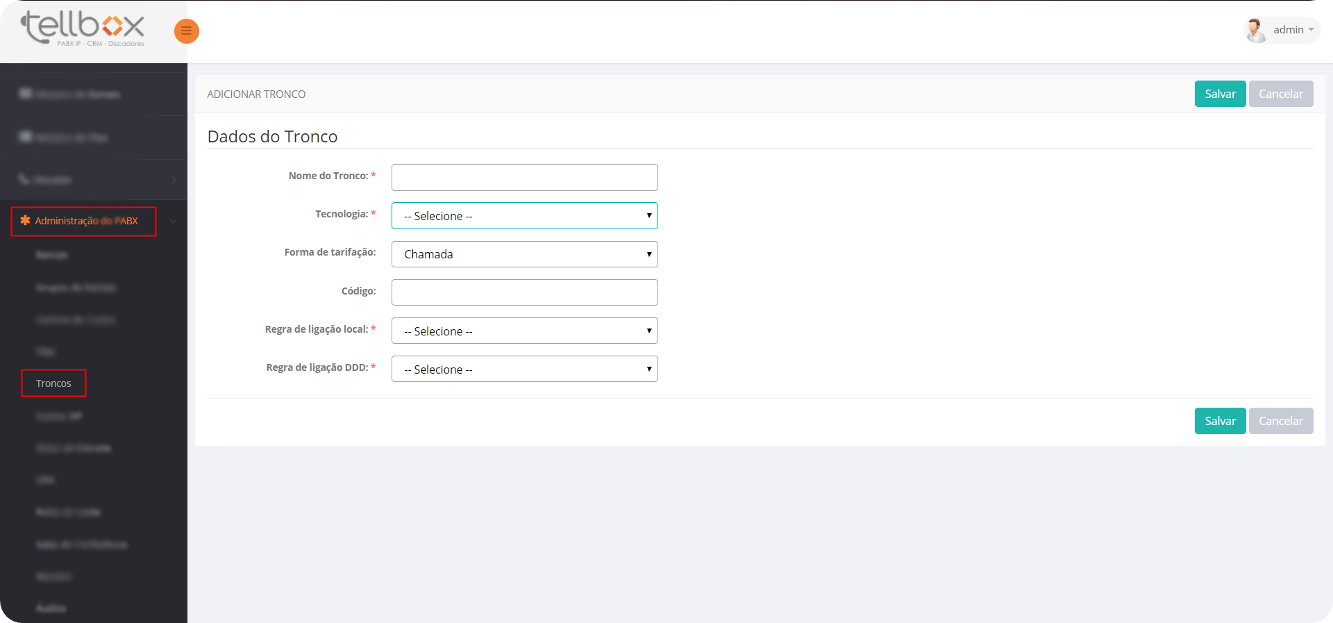 pabx-troncos-cadastrar
